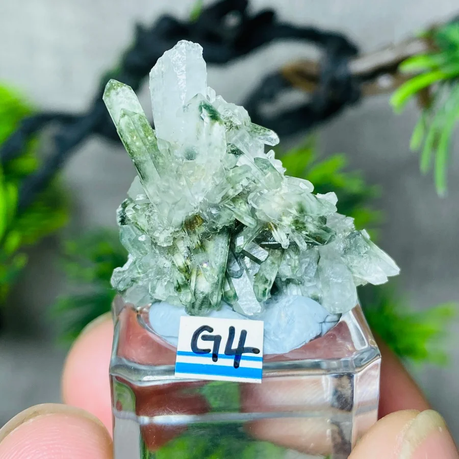 Natural Stones green Crystal Cluster  Specimen Feng Shui Quartz  Witchcraft Energy Healing Teaching Collection Gift Room Decorat