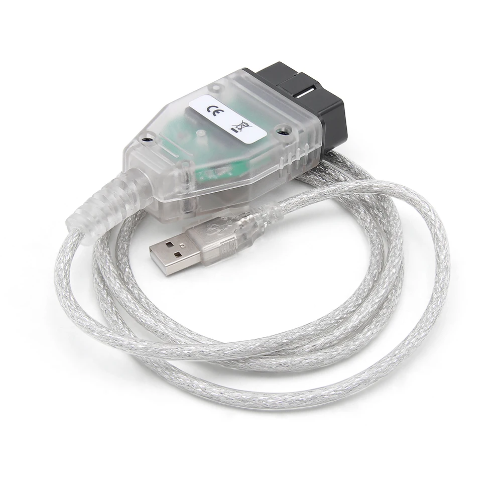 K+DCAN OBD2 Diagnostic Cable With Switch FTDI Chip USB Interface I-N-P-A K CAN Auto Car OBD Diagnostic Scanner Tool