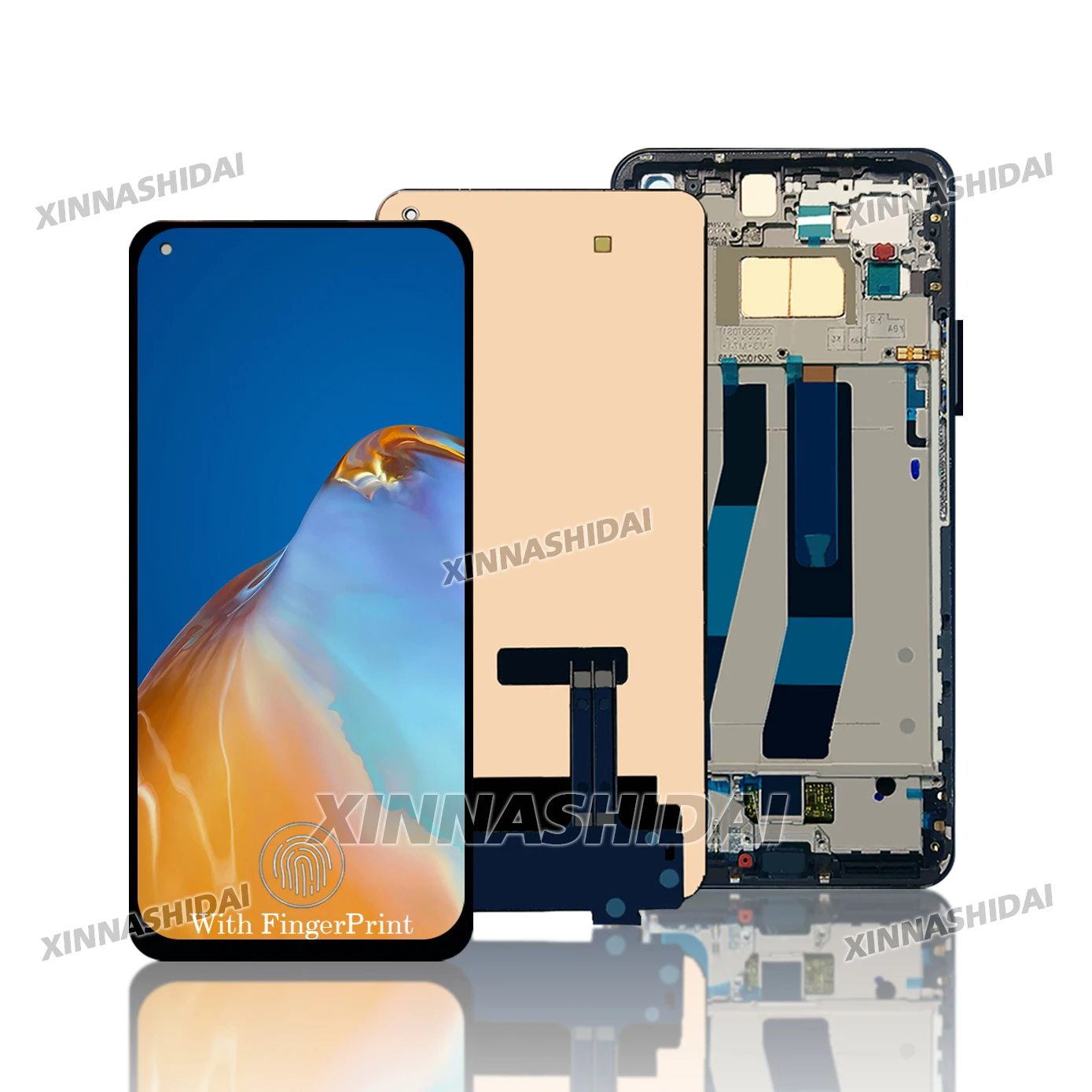 New  Quality OLED Screen For Xiaomi Mi 11 Lite M2101K9G M2101K9C LCD Display Touch Screen Frame For Mi 11 Lite