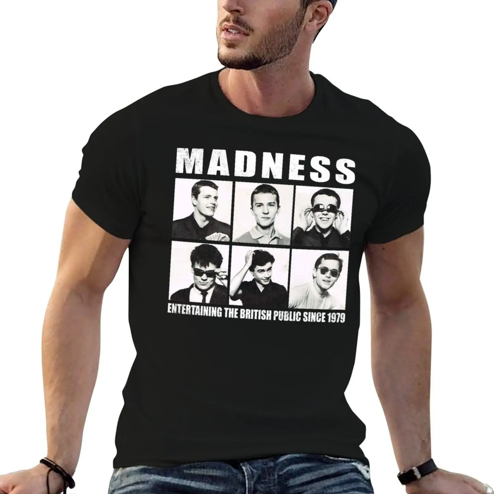 Entertaining The madness retro band gift for fans T-Shirt valentines clothes anime mens designer clothes