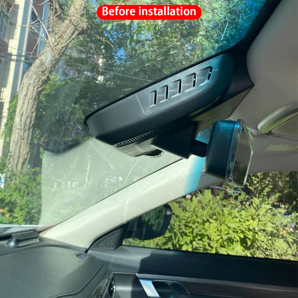 for Geely Azkarra Boyue Atlas Pro 2019-2025 4K 2160P Front Rear Camera Dash Cam Wifi Plug and Play Video Recorde Loop Recording