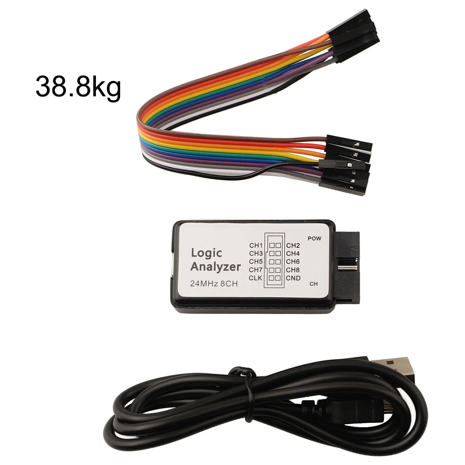 1 Pc USB Logic Analyzer Microcontroller Debug Tool 24M Sampling 8CH 8 Channel Logic Analyzer Debugger Logic Analyzer 24M 8CH