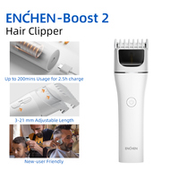 ENCHEN Hair Trimmer Professional Hair Cutting Machine Hair Clipper Cordless Haircut Electric Adjustable Trimmer for Men -Boost 2