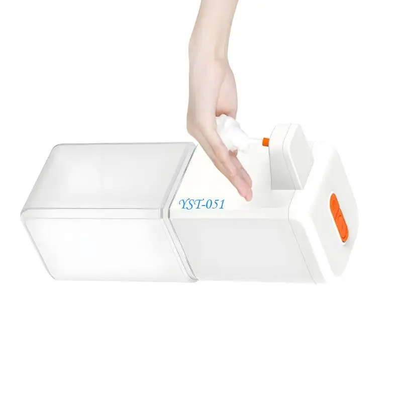 Distributeur savon moussant activé à déclenchement innovant E15A, montable mur pour maison le bureau, capacité