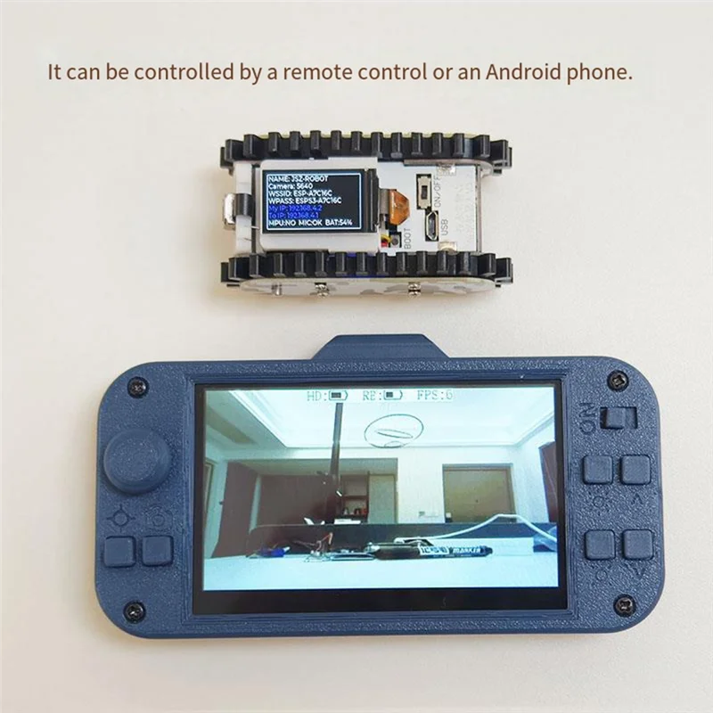 A73E-Mini Esp32 RC tanque modelo Wifi Fpv transmisión de imagen Esp32 Placa de desarrollo Control RC