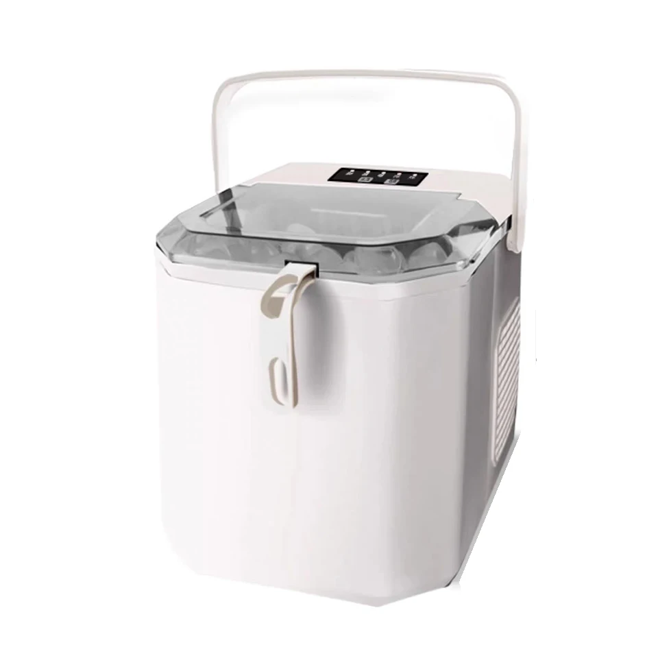 HZB16G 15KG Daily Ice Maker Compact Bullet Ice Machine for Dorm Rooms, Home Bars, and Small Businesses