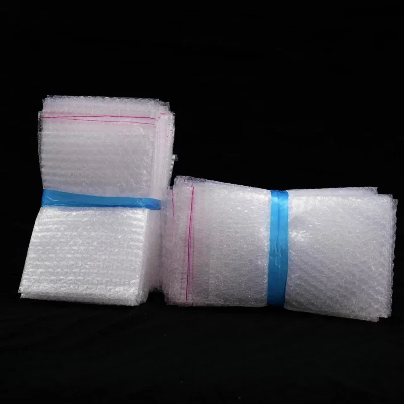 100/200/400pcs Self-sealing Plastic Bag A Single-layer Bubble Envelope Bags PE Packing Express Bag Transparent Cushioning Bags