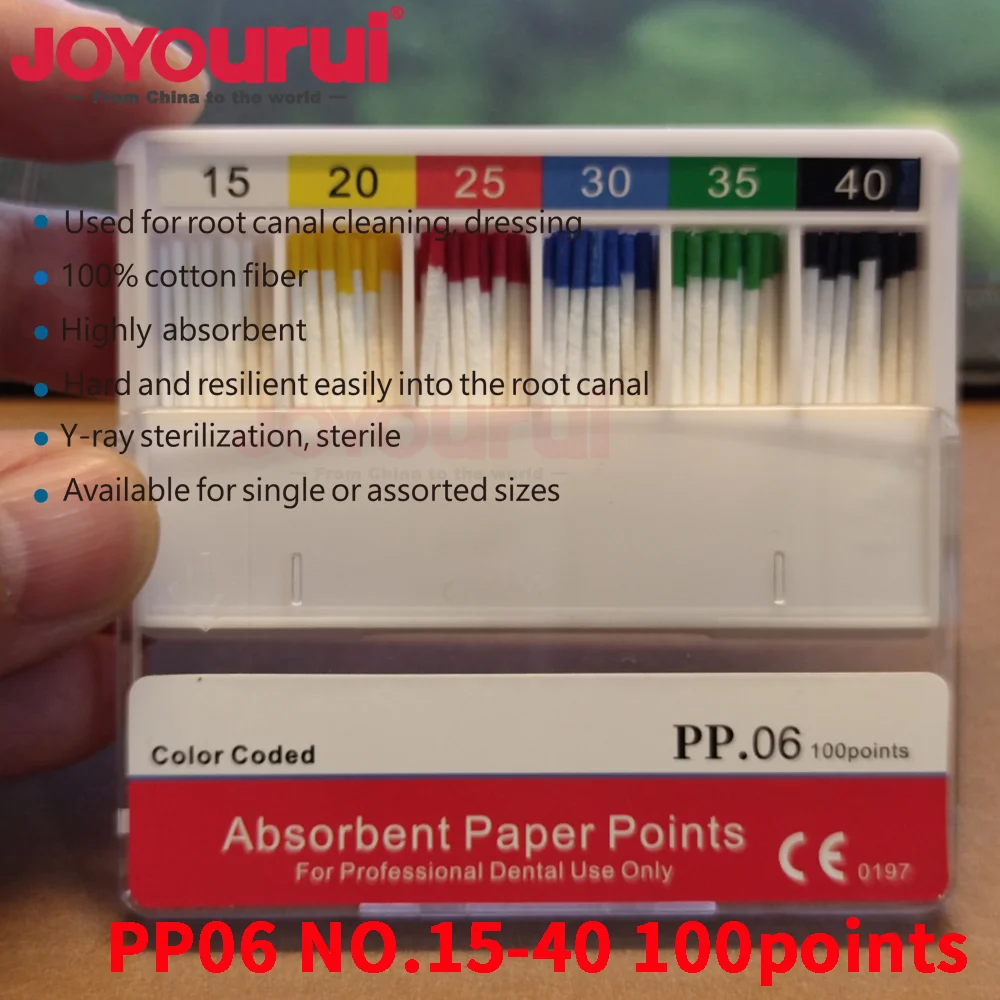 F1 F2 F3 Dental Absorbent Paper Points Root Cancel Files Endodontics Cotton Fiber Tips Dentist Product Materials PP endo file