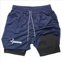 Berserk- Men's 2-in-1 sports shorts, running quick drying shorts, gym and fitness training, double layered
