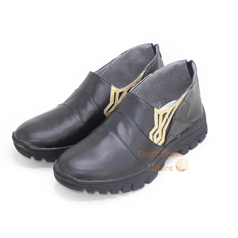 Game Genshinimpact Dainsleif Cosplay Shoes Comic Anime Game Role Play for Con Halloween Cosplay Costume Prop Shoes