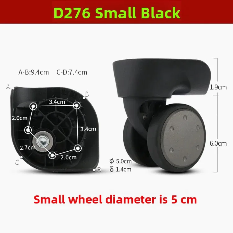 Luggage Wheel Spinner Handle Travel Suitcase Gliding Wheels Support Bracket ZTL197 JL103 Versatile Rolling Carryon Bag