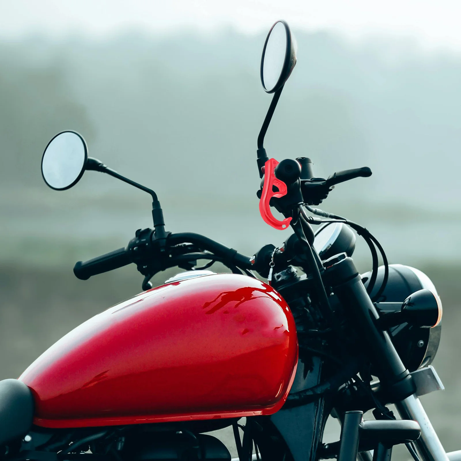 

2Pcs Universal Parking Brake Hook for Motorcycle Handlebar Mount Sturdy ABS Lock Prevent Movement on Slope Compact Carrying