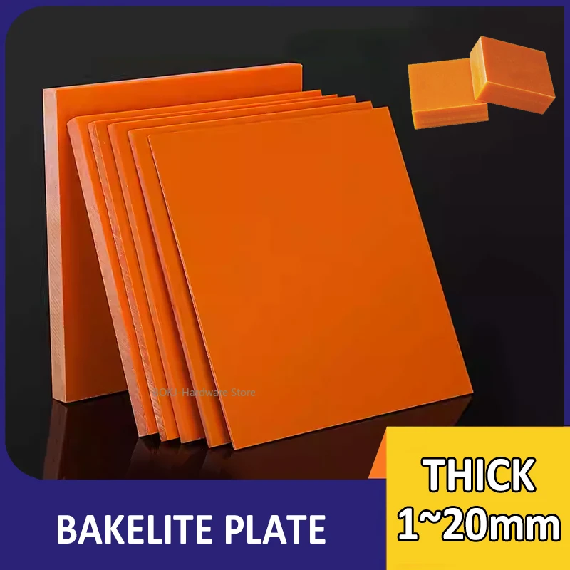 Electric Bakelite Plate high temperature resistant insulation board 1mm~20mm thick