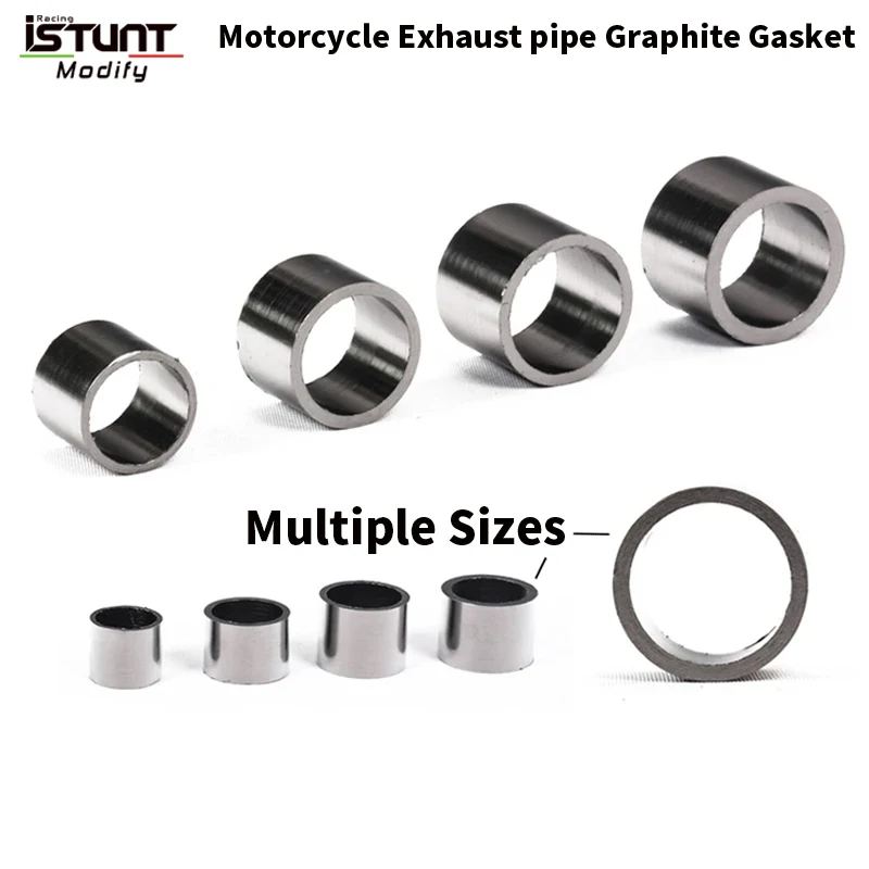 

22 29 30 32 35 35.3 MM Motorcycle Car Dirt Pit Bike Exhaust Link Pipe Connecting to Various size Muffler Gasket Seal ring