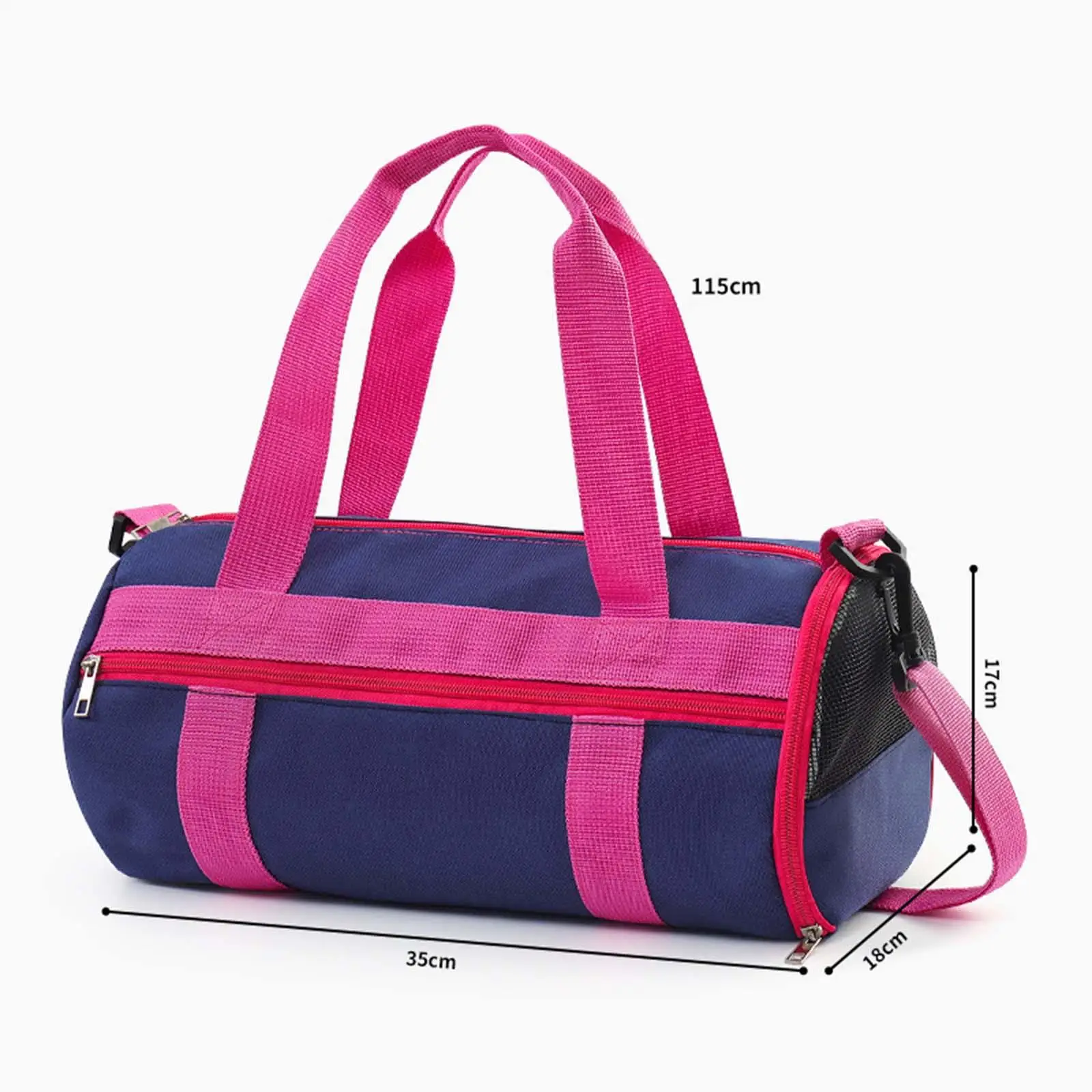 Water Resistant Sport Bag Wet Dry Separation Mini Duffle Bag with Shoe Compartment for Kids Gym Classes