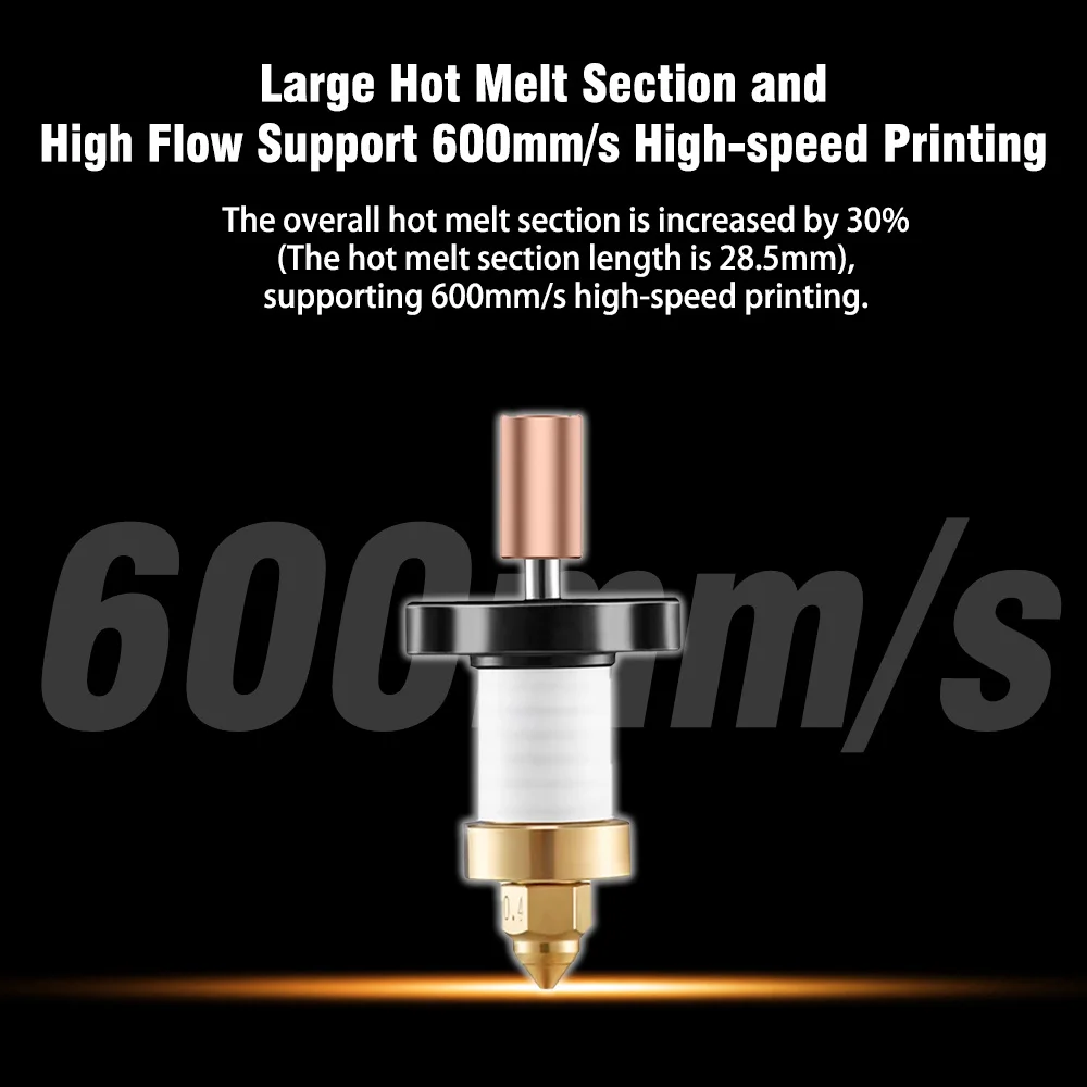 Hotend Kit For Creality K1 Max 3D Printer Ceramic Heating Head Kit 300°C High Tem  Compatible with  K1/K1 Max 3D Printer