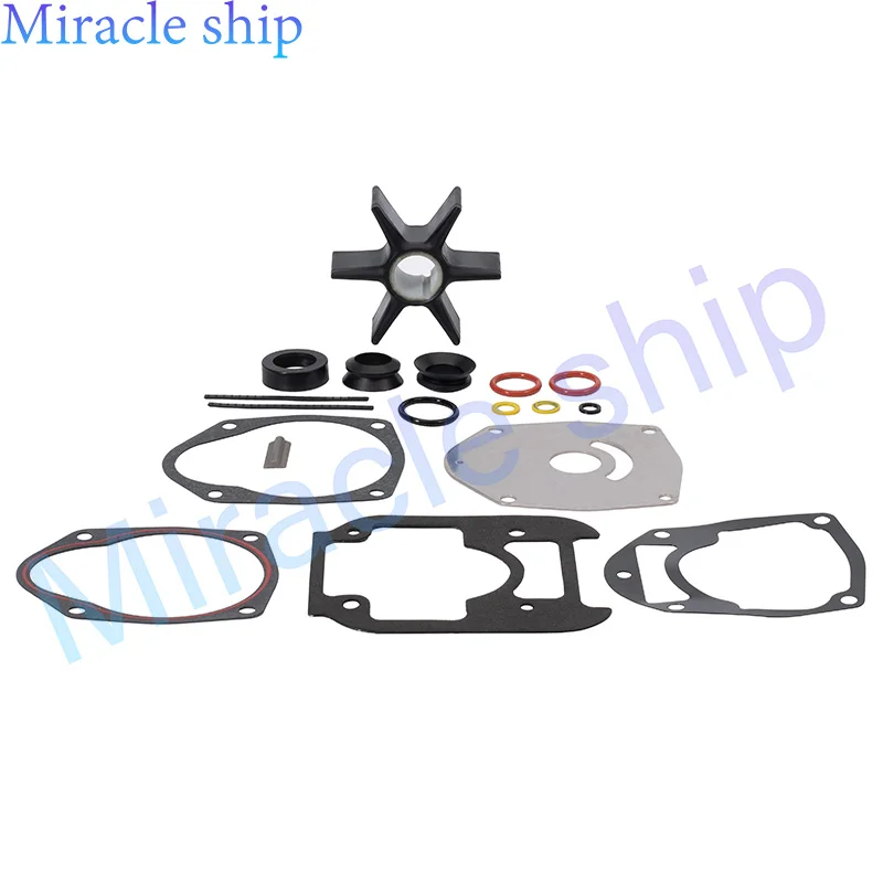 8M0142980 Water Pump Impeller Kit for Mercury 175 200 225 250 300HP 450R 3.4L V6 and 4.6L V8 4-stroke Outboards 8M0205803