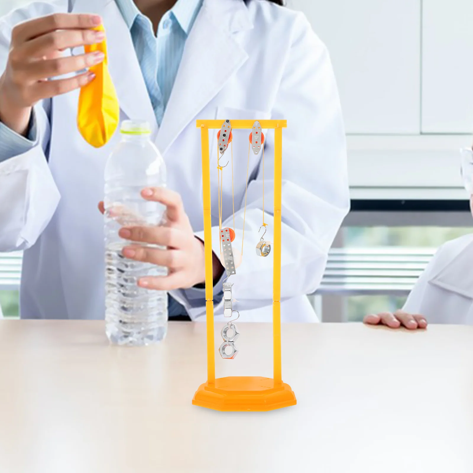 Pulley Experiment SetSliding Wheel Components Kids Physics STEM Toys Creative Projects Plastic Iron Material Fun