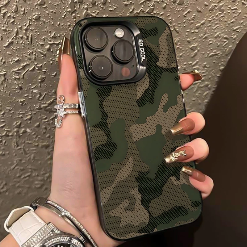 

Green Camouflage Pattern Phone Case For Samsung Galaxy A56 A55 A54 A53 A52 A36 A35 A34 A26 A16 S25 S24 S23 S22 S21 Ultra Plus FE