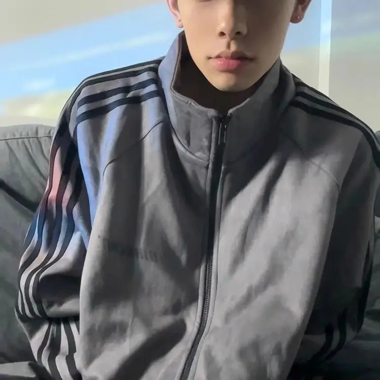 

Американская осенняя куртка в стиле ретро, мужские весенние пальто, молодежная университетская куртка для кампуса, мужская одежда, винтажная куртка 90-х годов, полусезонная верхняя одежда