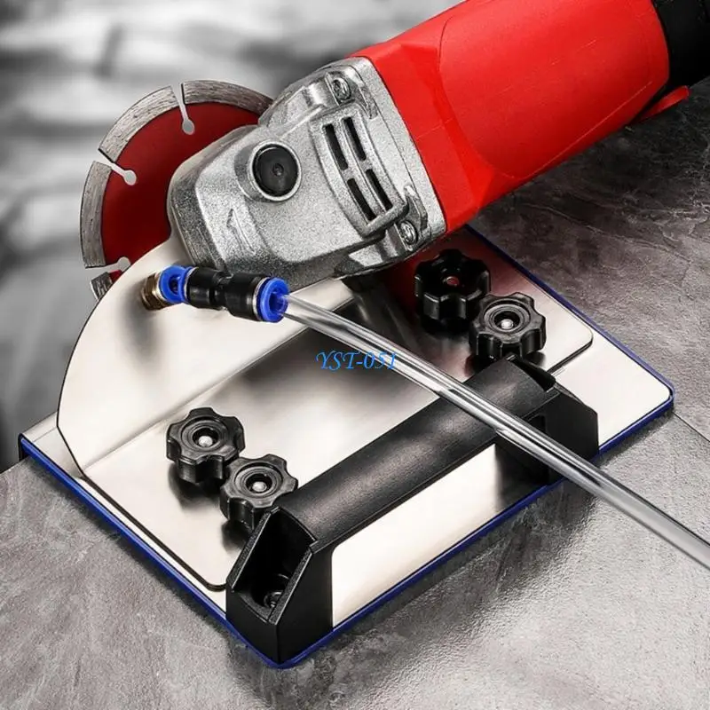 E15A Professional Tile Cutter Attachments For 100-Type Grinders Metal Construction Adjustable Guide