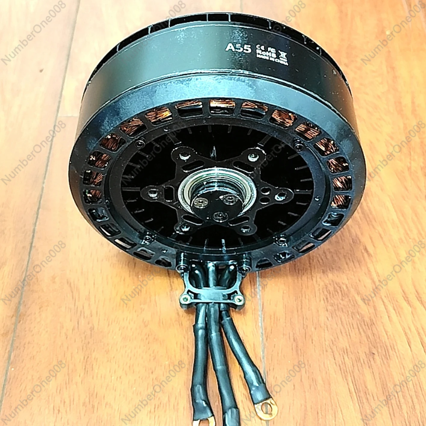 محرك بدون فرشاة دوار خارجي من الدرجة الاحترافية A55 بقوة 50 كجم لمنصة الطائرات بدون طيار الثقيلة eVTOL #5