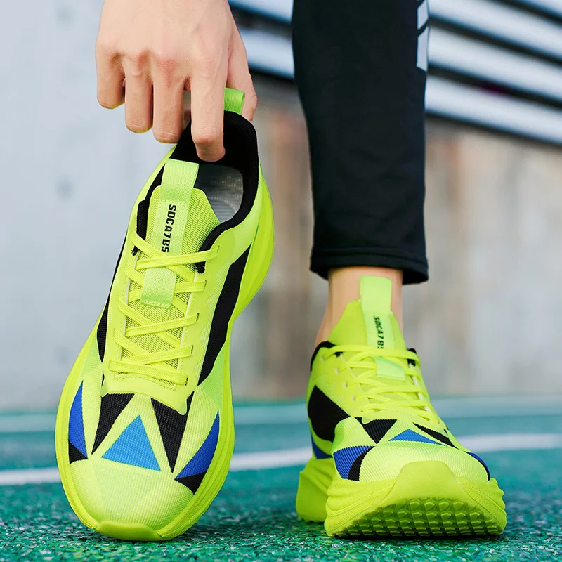 Racing Running Shoes, Men's Sports Shoes, Travel Hiking Shoes, Women's Casual Running Shoes, Student Comprehensive Training Shoes, Carbon Plate, Lightweight, Comfortable, Wear-Resistant 36-45