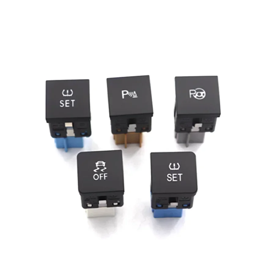 For Golf 6 MK6 Jetta Touran Scirocco Radar OPS Switch Automatic Parking ESP Off Switch USB Set Tire Pressure Switch