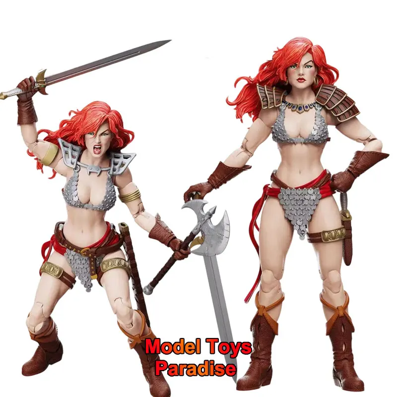 BFS Boss 1/12 juguetes coleccionables Red Sonja mujer soldado 50 aniversario 6 pulgadas figura de acción modelo Fans regalos