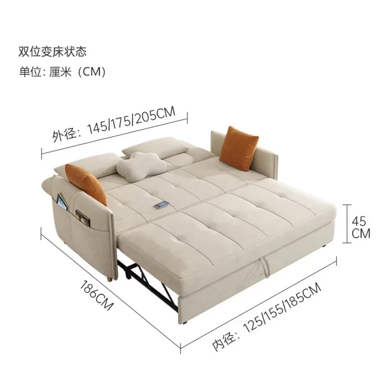 Elastic Living Room Sofa Bedsdecoration Aesthetic Folding Sofa Bed Modern Luxury Tiny House Muebles Para El Hogar Furniture