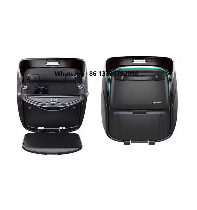 Backboard Folding Table  Strap Radio Foot Rest Atmosphere Light Time Display Small Table  for Alphard Vellfire  30  2015 2016