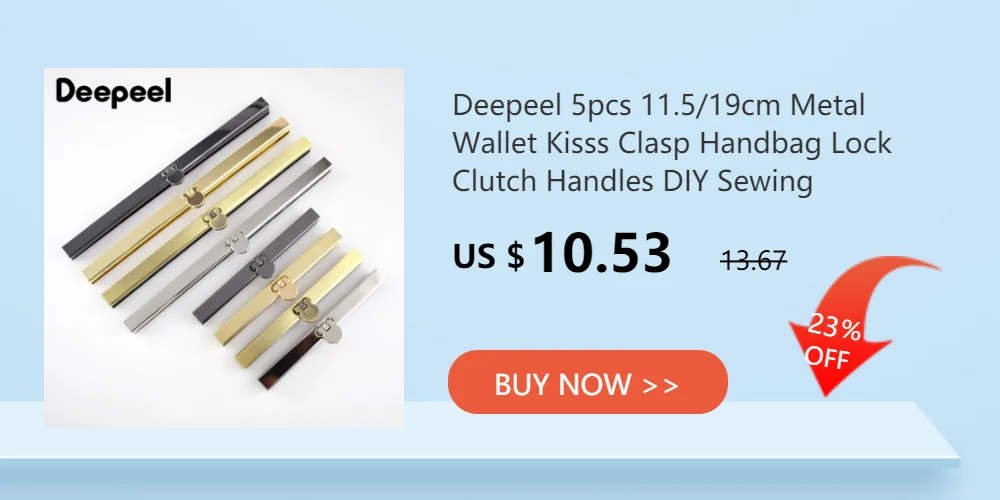 2/4pcs Deepeel Bag Metal Locks Buckle Twist Turn Lock Snap for DIY Purse Clasp Replace Repair Bags Closure Hardware Accessories
