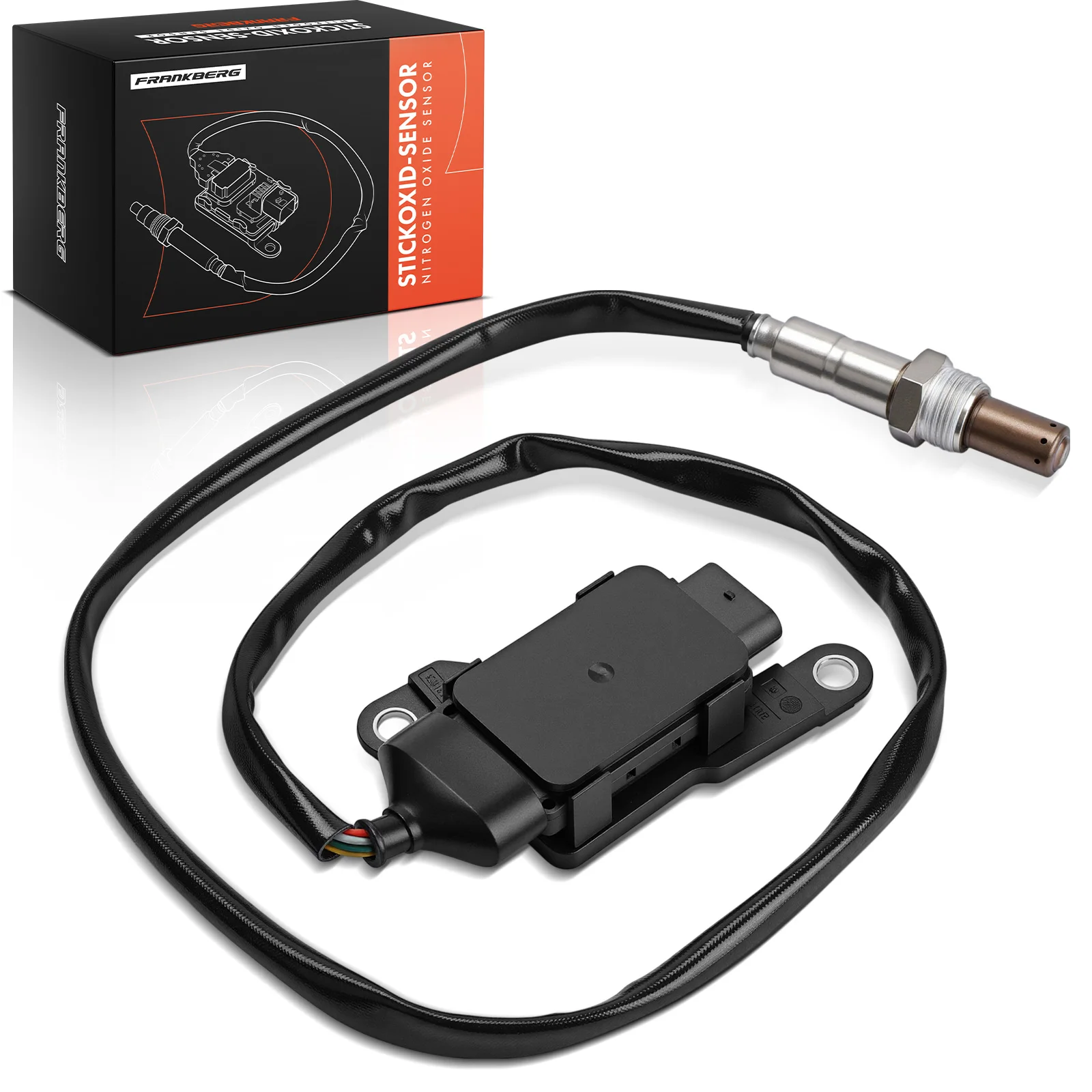 Frankberg 1x Nox Sensor Stikstofoxide Lambdasonde voor katalysator voor VW Golf T-ROC Audi A3 Q2 Seat Skoda Octavia 04 L907807DE