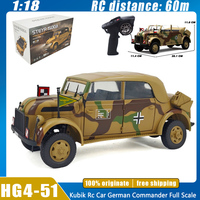 Coolbank HG4-51 1/18 Steyr 1500A Command Vehicle RC Car German Military Model Light Remote controlled Army vehicle toys Custom