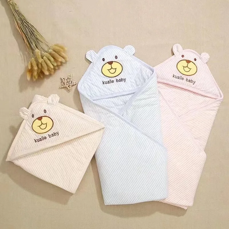 The Newborn Baby Pure Cotton Color Bag Is Four Seasons General Close Thickened Blanket Wrap Swaddle