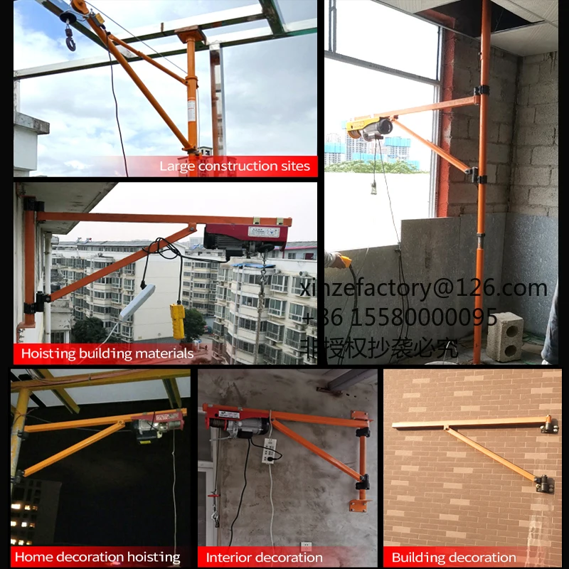 Factory Direct 2026 Top Rated220 Home Crane Small Hoist Electric