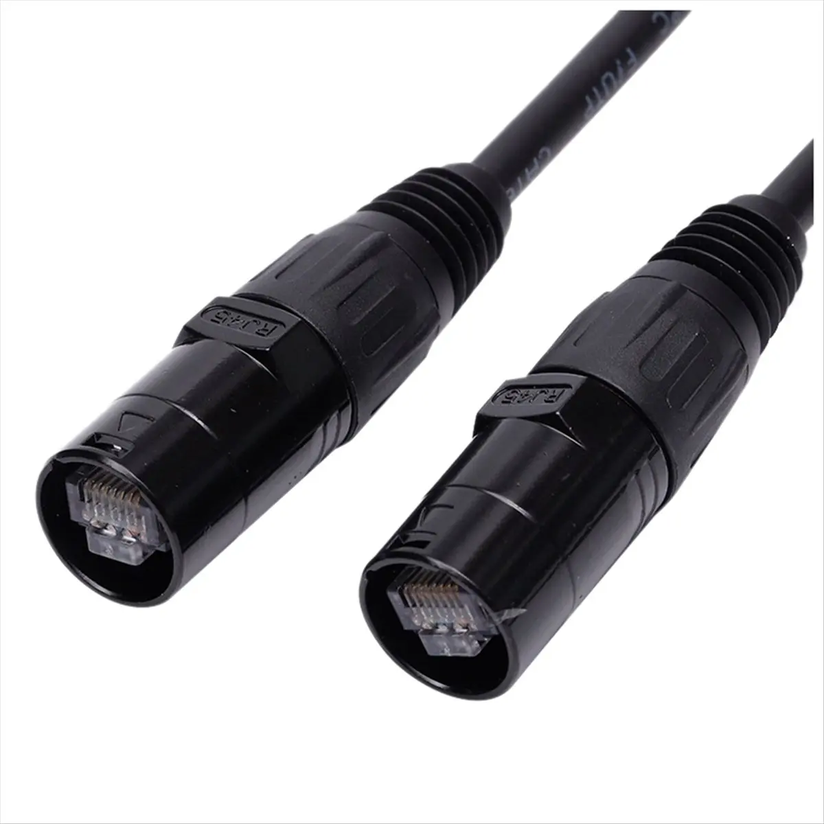 【Cable】 CAT6 Ethercon Cable EtherCON-Compatible RJ45 Connector for Studio Setups, Touring, Stage Production, Concerts 2 Meter