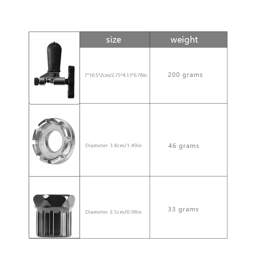 Bicycle Repair Tool Kits Flywheel Removal Chain Breaker Cutter Crank Puller Wrench Cassette Bracket Extractor Sets for Cycling