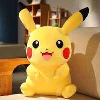 Big Size Pikachu Plushies Doll Anime Pokemon Kawaii Large Pikachu Stuffed Plush Toys Soft HQ Fill Christmas Gifts For Children