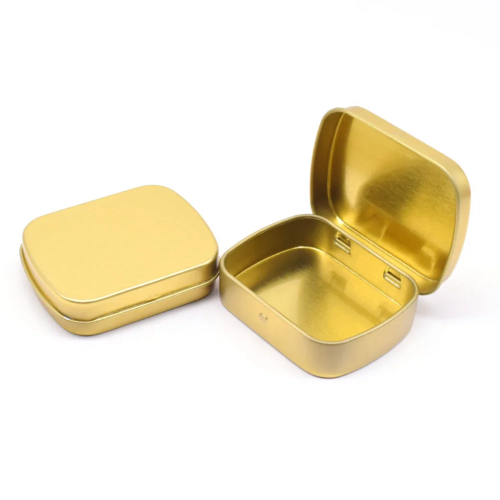 Thin Iron Box Mini Candy Box Portable Storage Small Iron Box Universal Tin Iron Box Small Candy Box