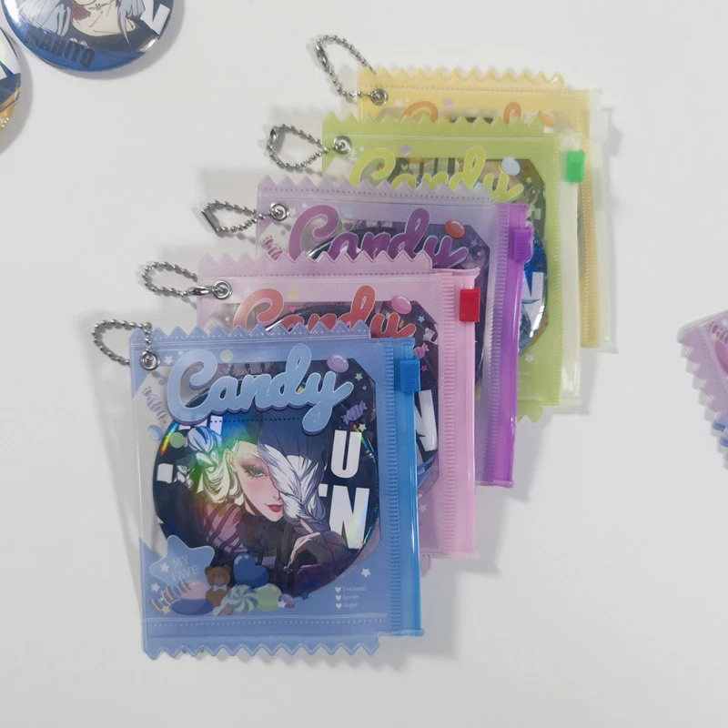 Creative Candy Bag Photocard Holder Props Badge Storage Display Bag Pendant Idol Photo Card Protective Cover Card Holder