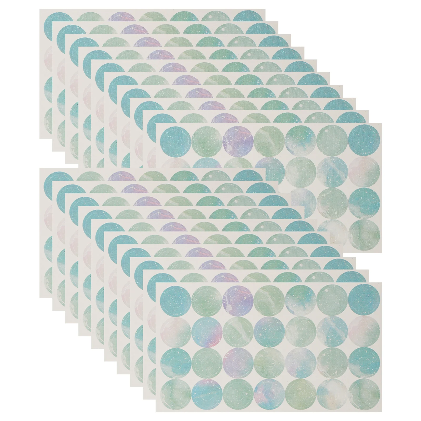 20 Sheets Loose-leaf Hole Patching Stickers Label Reinforcement Labels Paper The Circle Binder Ring