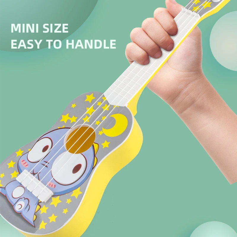 Children\'s simulated guitar toy beginners mini guitar instrument can play music for boys and girls, best birthday gift for boys