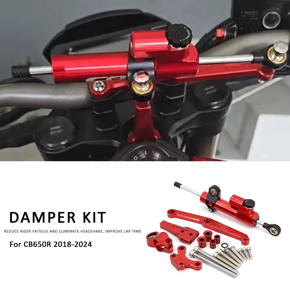 

2020 2021 Motorcycle For Honda CB650R CB 650 R Steering Stabilizer Damper Mounting Bracket Kit CB 650 R 2018 2019