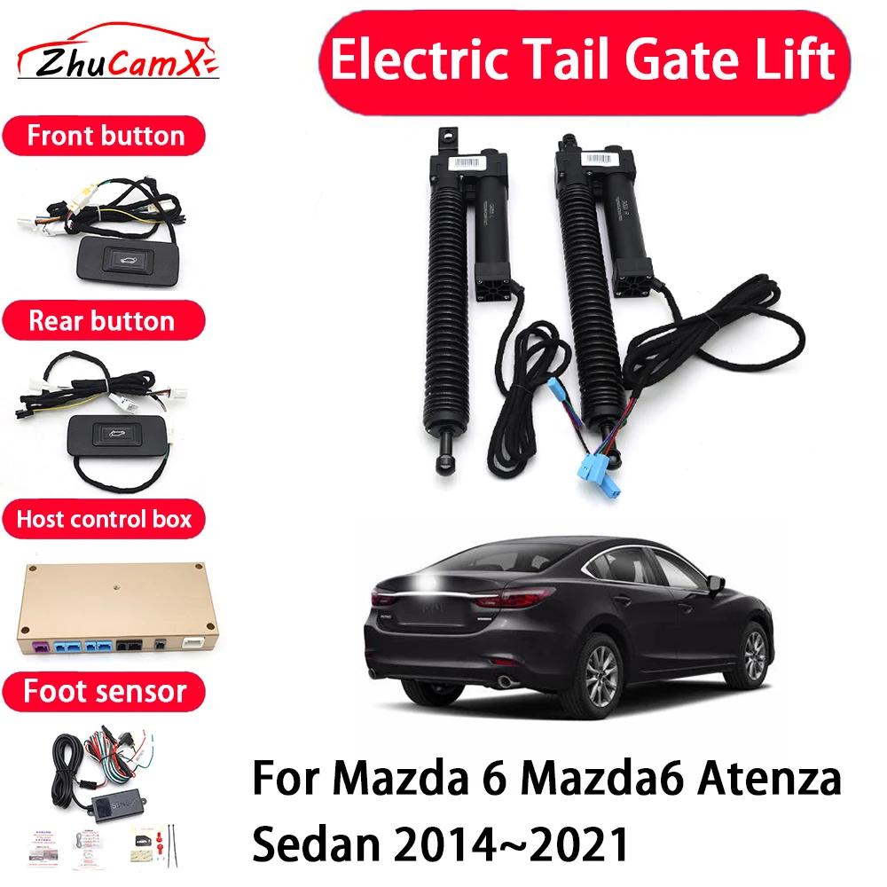 ZhuCamX Car Automatic Electric Tail Gate Lift Tailgate Assist System for Mazda 6 Mazda6 Atenza Sedan 2014–2021