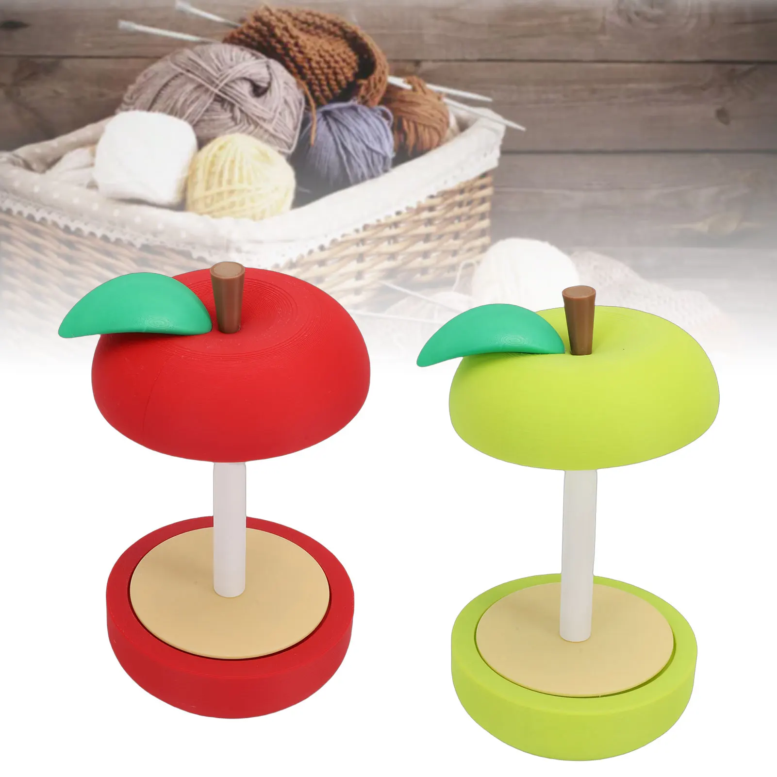 

3D-печатный держатель для пряжи, портативный, съемный, вращающийся, для рукоделия, вязания и плетения крючком