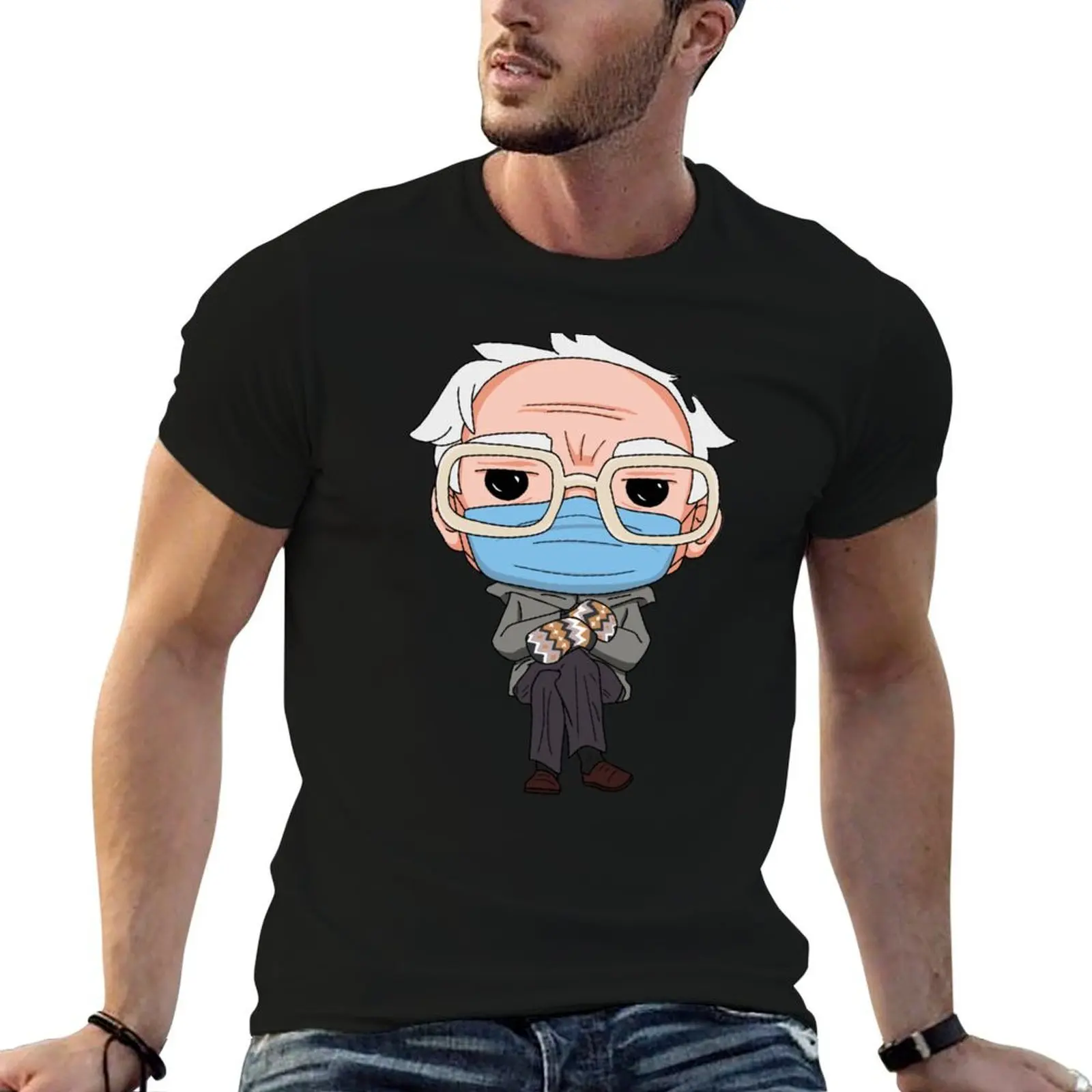 Bernie sanders T-Shirt Short sleeve tee affliction shirts men t shirts high quality