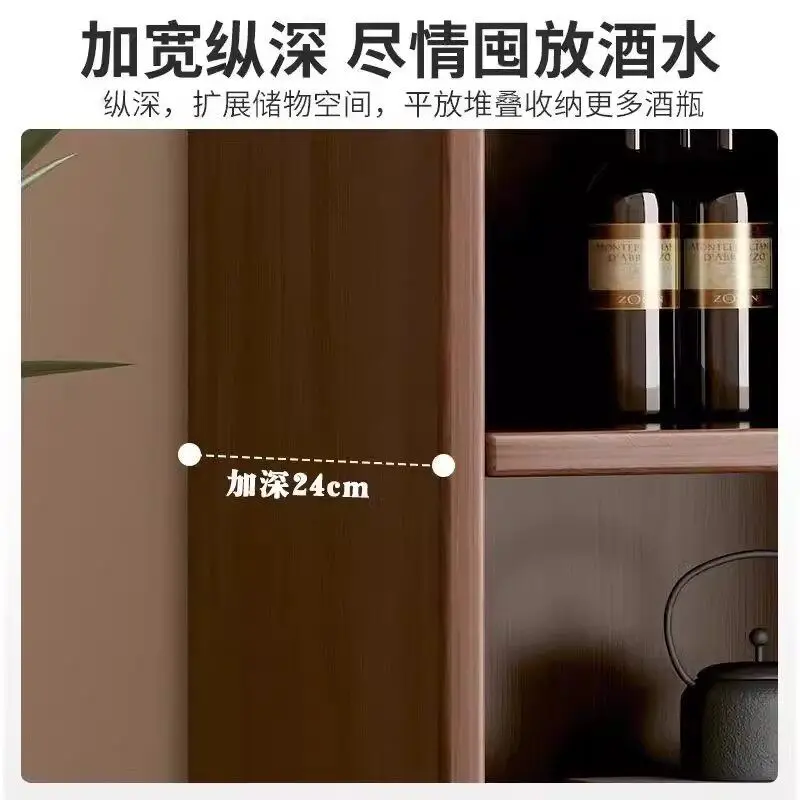 Wine cabinet partition cabinet living room 2026 new wall integrated display cabinet household small rack commercial locker