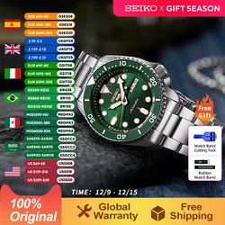 New SEIKO 5 Original    Japan Watch Automatic Mechanical Diving Watch Men 10bar Waterproof Luminous Sport Fashion Men's Watches