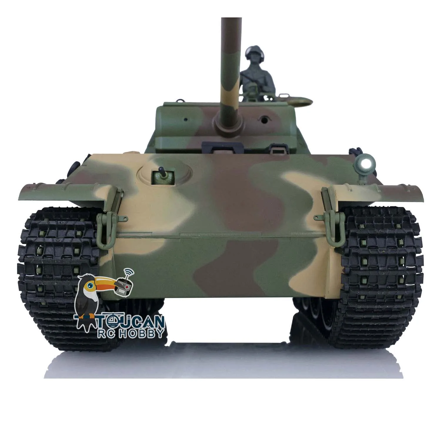 2.4G 1/16 plastique Henglong 7.0 panthère allemande G RTR RC Tank Version 3879 modèle de bataille télécommandé pour les amateurs